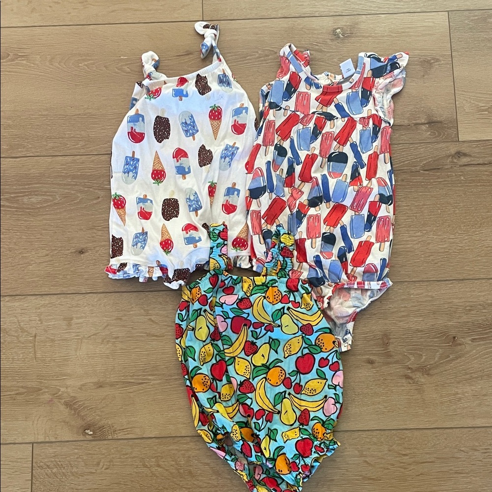 Colorful Baby Rompers Set